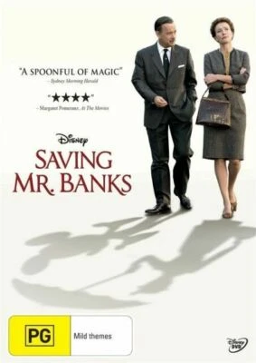 Saving Mr. Banks (DVD, 2014) Tom Hanks Emma Thompson - FAST NEXT DAY POST - image 1 of 4