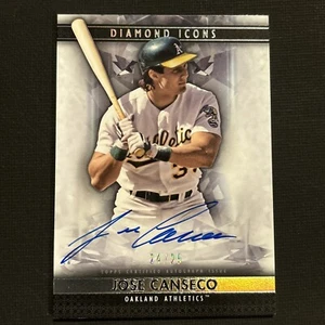 2019 Topps Diamond Icons Jose Canseco Autograph/25 - Picture 1 of 3