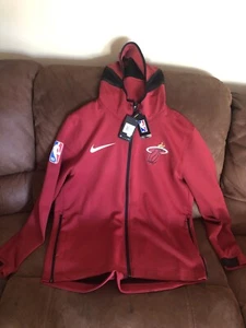 NIKE THERMA FLEX Miami Heat 🏀 NBA Hoodie Jacket NWT Size 2XL-TALL Mens - Picture 1 of 12