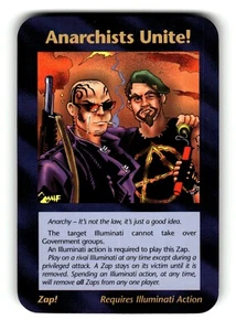 Anarchists Unite! Card INWO Illuminati New World Order Assassins Game 4/122 - Picture 1 of 4