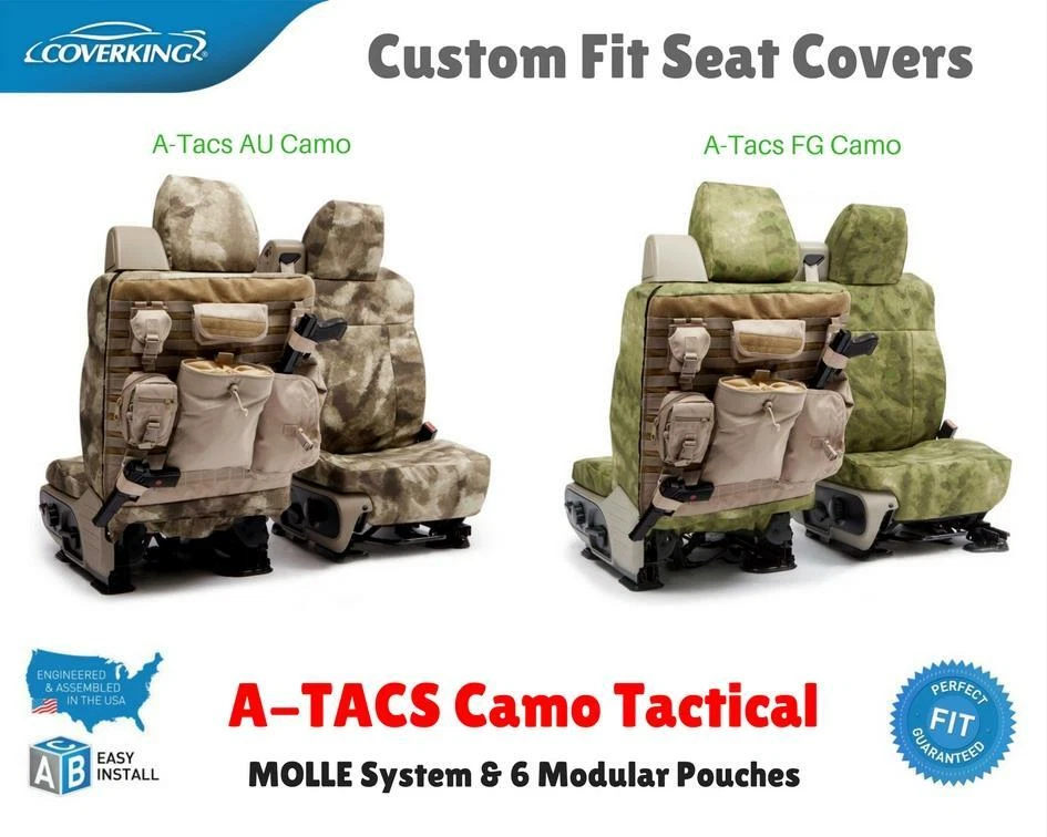 Fundas de asiento A-Tacs camufladas tácticas para Chevy Silverado 2500 ajuste personalizado Foto 1 de 1
