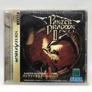 Sega Saturn PANZER DRAGOON II 2 ZWEI Spine 2071 ss Tested Game - Picture 1 of 3