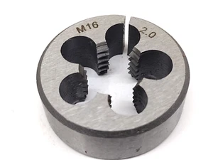 Herramienta de roscado a mano derecha de acero de aleación de troquel métrico M16x2.0 16 mm -2.0 - Imagen 1 de 1