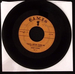 BOBBY RYDELL YOU'LL NEVER TAME ME/KISSIN' TIME CAMEO RECORDS VYNL 45 VG 45-174 - Picture 1 of 2