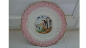 ASSIETTE FAIENCE ST AMAND LES EAIX LEBACQZ BOUCHARD MOIS DE JUILLET CABINE PLAGE - Picture 1 of 2