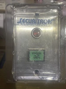 SECURITRON MAGNALOCK CORP. PB3 - PUSH BUTTON - 3/4" RCT Single Gang - Picture 1 of 3