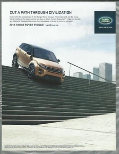 2014 RANGE ROVER EVOQUE advertisement, Canadian advert, Range Rover on stairs - Foto 1 di 3