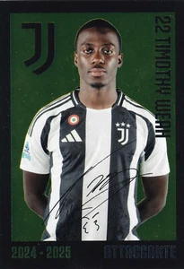 Euro Publishing, Juventus 2024-2025: card J26 Timothy Weah - Foto 1 di 2
