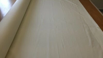 Plain Curtain Lining - Ivory - Polycotton - 210gsm - 50m Roll or Sample