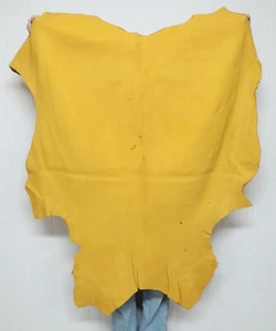 6-8 oz. BUFFALO Calf Leather Hide for Native Crafts Moccasins Buckskins Bags - Picture 1 of 2