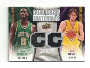 2009-10 Kevin Garnett UD Dual Game Materials - Picture 1 of 2