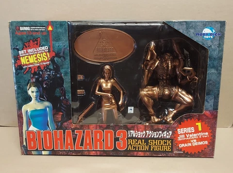 Resident Evil Biohazard 3 Gold Jill Valentine Vs Drain Deimos MOBY DICK Series 1 Cover