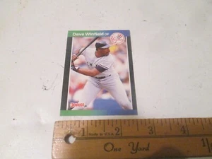 Tarjeta de error Dave Winfield 1989 Donruss sin período después de INC como se muestra en las fotos - Imagen 1 de 8