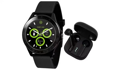 Harry Lime Black Smart Watch and Ear Pod Set / Christmas Present/Gift - Image 1 of 4
