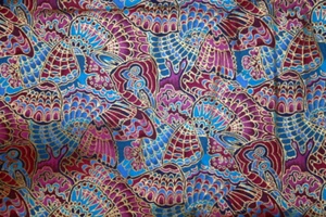 WINDSOR - GILDED B UTTERFLY WINGS FROM HOFFMAN - 100% COTTON FABRIC - Picture 1 of 5