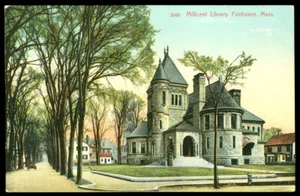 BIBLIOTECA MILLICENT - FAIRHAVEN, MA POSTAL - Imagen 1 de 1