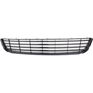New Bumper Face Bar Grille For 2010-14 Volkswagen Jetta and Golf Textured Black