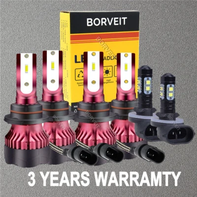 Xenon White 9005 9006 881 Headlight Fog Light For Freightliner Coronado 13-18 - Изображение 1 из 4