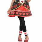 amscan 847243-55 Queen of Hearts Costume Age 8-10 Years - 1 Pc