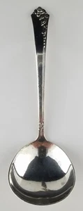 Oneida (Erbstück) Sterlingsilber Saucenkelle Demask Rose, 6,25", kein Mono, 56,8 g - Bild 1 von 8