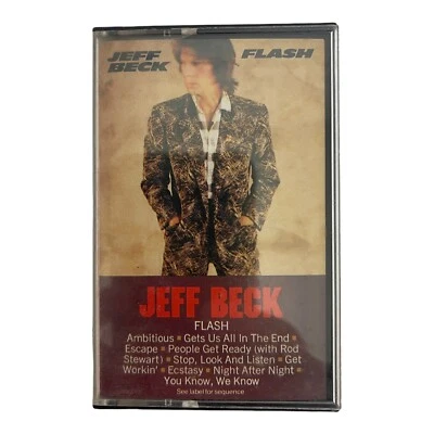 Jeff Beck – Flash Cassette Tape 1985 Epic – FET 39483 - Image 1 of 4