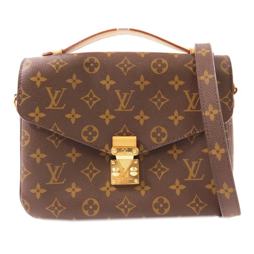 LOUIS VUITTON（LV） Pochette Louis Vuitton LV GHW Metis MM 2 vie borsa M44875 monogramma marrone