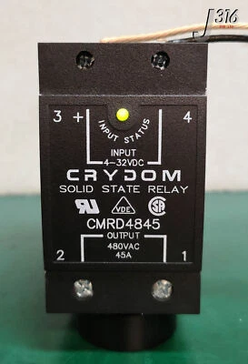 16086 Crydom Festkörperrelais, 4-32VDC, 45A, 480VAC (Neu) CMRD4845 - Bild 1 von 4