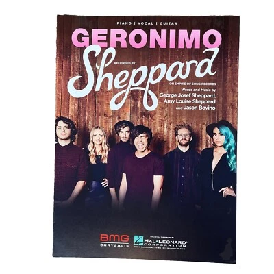 Geronimo Sheet Music Piano Vocal Guitar Sheppard New Hal Leonard - Image 1 of 4