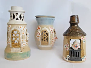 SUE PITCHER POTTERY TEALIGHT/WAX/OIL BURNER CHOICE of DESIGN - Picture 1 of 56