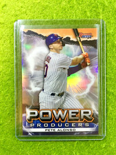 Pete Alonso SILVER REFRACTOR PRIZM CARD SP 2020 Bowman 's Best PETE ALONSO POWER