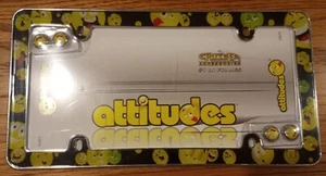 Emoji Marco de Placa Actitudes Cruiser Accesorios Totalmente Nuevo Aún Sellado - Imagen 1 de 1