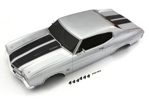 1/10 RC Car Body CHEVELLE SS 454 *FINISHED* #FAB702 -SILVER- - Picture 1 of 9