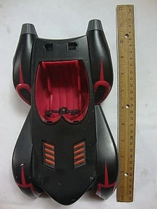 DC Comics Bat Man Bat Mobile Black Red Children Kids Toy Vehicle Car 11" Long - Bild 1 von 7