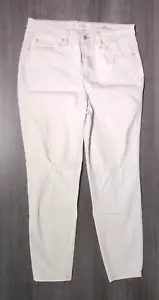 Nicole Miller New York Damenjeans Größe 10 Beige Soho High Rise Ankle Skinny - Bild 1 von 12