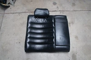 00-02 Audi B5 A4 S4 OEM Passenger Rear Seat Back With Armrest Onyx Black - Picture 1 of 1