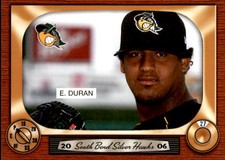2006 South Bend Silver Hawks Grandstand #22 Enmanuel Duran Dominican Republic DR