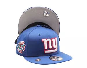 New Era 9Fifty NFL New York Giants XLII Super Bowl Parche Snapback Sombrero - Imagen 1 de 8