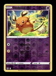 Pokemon Silver Tempest Dedenne 085/195 Reverse Foil - Picture 1 of 3