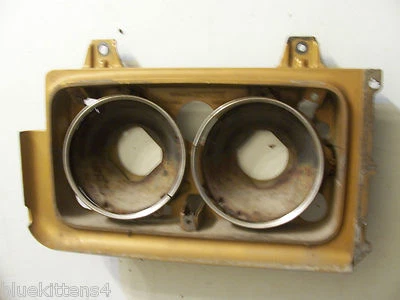 1970 FLEETWOOD BROUGHAM RIGHT HEADLIGHT BUCKET PANEL OEM USED ORIG CADILLAC PART - Image 1 of 4