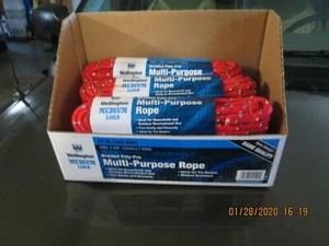 10 hanks 3/8"x 25' Multi purpose rope Ideal for Camping,Hunting, Fishing 81 LB - Picture 1 of 3