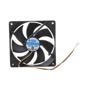 120x120x25mm Cooler Fan for DC 12V 0.15A 3 Pin 7-Blade Computer Case Cooling - Afbeelding 1 van 8