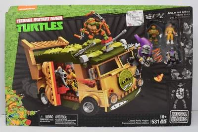 Mega Bloks Teenage Mutant Ninja Turtles TMNT Classic Party Wagon Set DPD81 New - Image 1 of 2