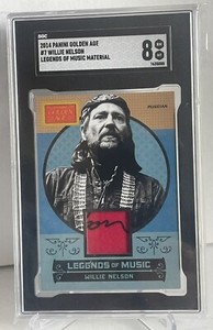 2014 Willie Nelson Panini Golden Age #7 Legends of Music Patch Material