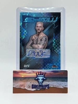 DANIEL DAN HOOKER Auto ‘Show Stoppers’ Blue Refractor 2025 Topps Finest UFC /75 - Image 1 of 2