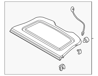 Ford Focus 2012-2013 genuino - Paquete bandeja embellecedor CV6Z-5846668-AB Foto 1 de 3