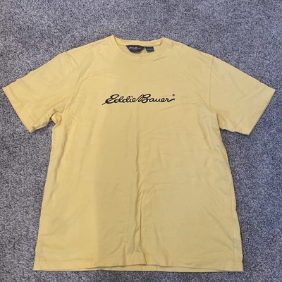 Camiseta vintage Eddie Bauer amarilla manga larga talla grande  Foto 1 de 4