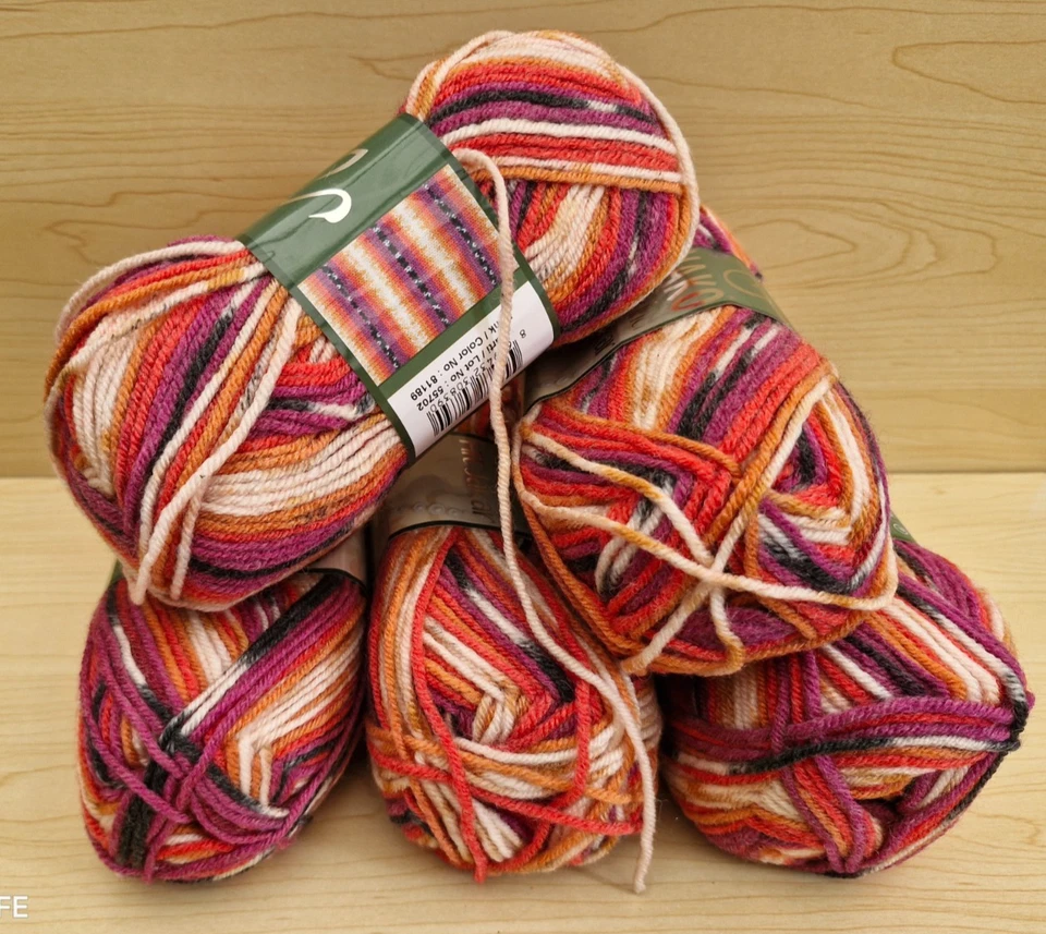 New NAKO 25% Wool Gradient DK Yarn Autumn Tones