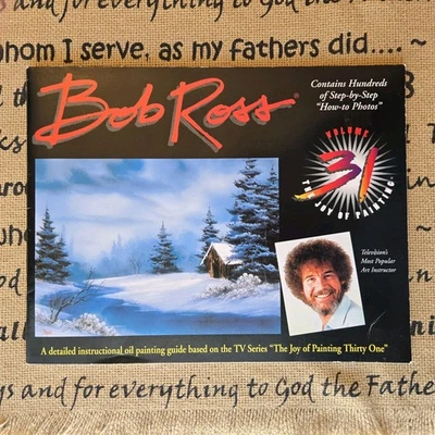 Bob Ross The Joy Of Painting Vol 31 Oil Painting Instruction Book - Image 1 of 4