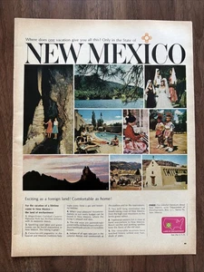 New Mexico Tourism Print Ad Vacation America USA Land Of Enchantment  - Picture 1 of 4