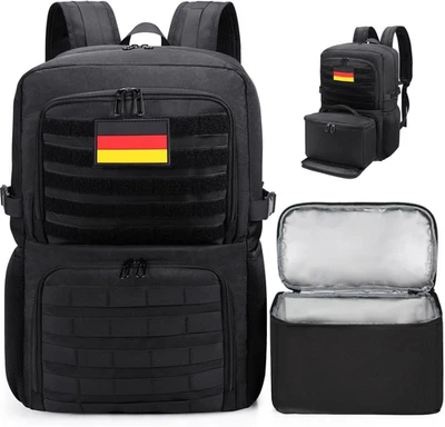 BERTASCHE Lunch Rucksack, Laptop Rucksack Mit Kühltasche Für 15,6 Zoll, 2-IN-1 R - Bild 1 von 4